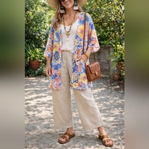 EUC Swim Cover/Kimono Style Wrap Size Large